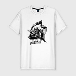 Футболка slim-fit Black Sabbath: Grim Reaper, цвет: белый