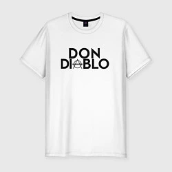 Футболка slim-fit Don Diablo, цвет: белый