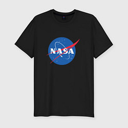 Мужская slim-футболка NASA: Logo