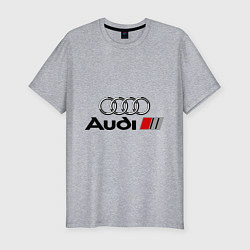 Футболка slim-fit Audi, цвет: меланж