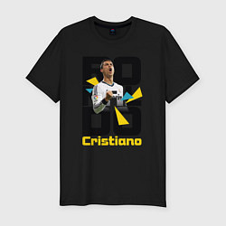 Мужская slim-футболка Ronaldo Funs