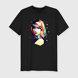 Мужская slim-футболка Taylor Swift Art