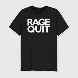 Мужская slim-футболка Rage Quit