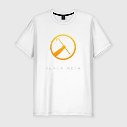 Мужская slim-футболка Black Mesa