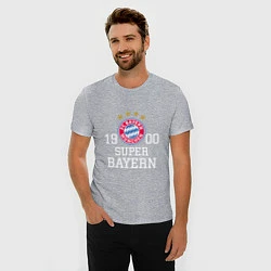 Футболка slim-fit Super Bayern 1900, цвет: меланж — фото 2
