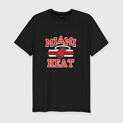 Мужская slim-футболка Miami Heat