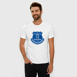 Футболка slim-fit Эвертон logo - nil satis nisi optimum, цвет: белый — фото 2
