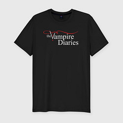 Футболка slim-fit The Vampire Diaries, цвет: черный