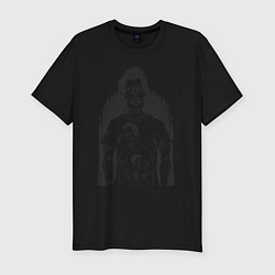 Мужская slim-футболка Четыре зомби