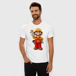 Футболка slim-fit Super Mario, цвет: белый — фото 2
