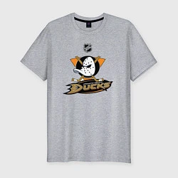 Мужская slim-футболка NHL: Anaheim Ducks