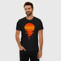 Футболка slim-fit Sunset, цвет: черный — фото 2