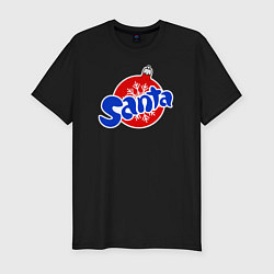 Футболка slim-fit Santa, цвет: черный
