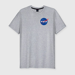 Футболка slim-fit NASA, цвет: меланж