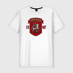 Мужская slim-футболка Москва 1147