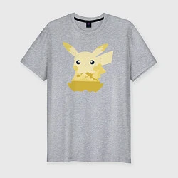 Футболка slim-fit Pikachu Shadow, цвет: меланж