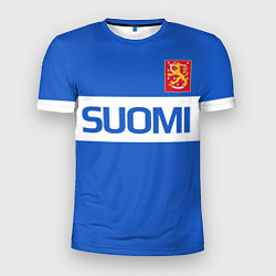 Мужская спорт-футболка Сборная Финляндии: домашняя форма