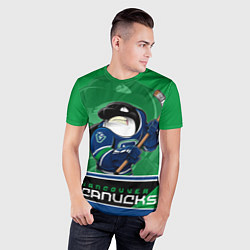 Футболка спортивная мужская Vancouver Canucks, цвет: 3D-принт — фото 2