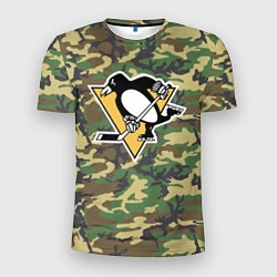 Мужская спорт-футболка Penguins Camouflage