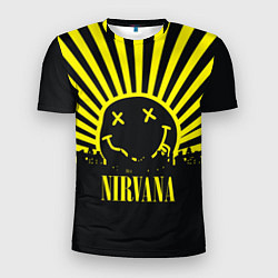 Футболка спортивная мужская Nirvana, цвет: 3D-принт