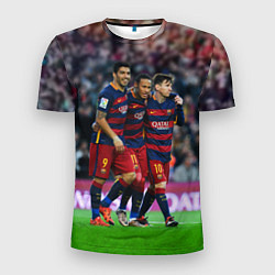 Футболка спортивная мужская Barcelona5, цвет: 3D-принт
