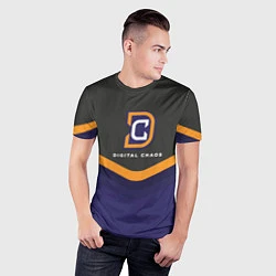 Футболка спортивная мужская Digital Chaos Uniform, цвет: 3D-принт — фото 2