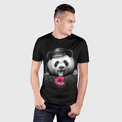 Футболка спортивная мужская Donut Panda, цвет: 3D-принт — фото 2