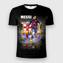 Мужская спорт-футболка Messi FCB
