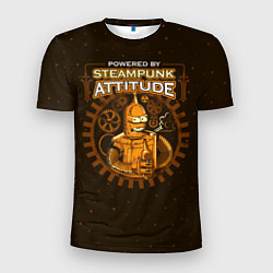 Футболка спортивная мужская Steampunk Attitude, цвет: 3D-принт