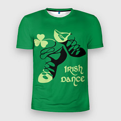 Футболка спортивная мужская Ireland, Irish dance, цвет: 3D-принт