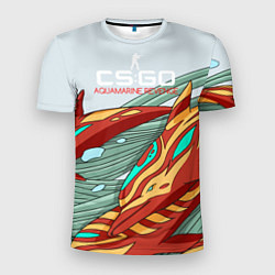Футболка спортивная мужская CS:GO Aquamarine Revenge, цвет: 3D-принт