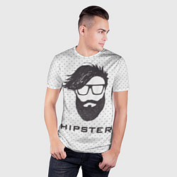 Футболка спортивная мужская Hipster, цвет: 3D-принт — фото 2