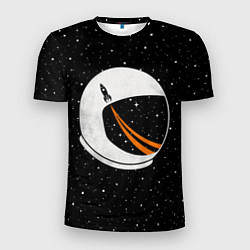 Мужская спорт-футболка Шлем астронавта