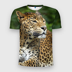 Футболка спортивная мужская Лик леопарда, цвет: 3D-принт