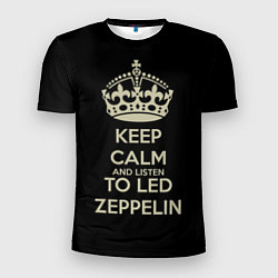 Мужская спорт-футболка Keep Calm & Led Zeppelin