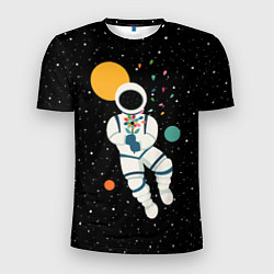 Мужская спорт-футболка Космический романтик