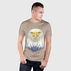 Футболка спортивная мужская Геометрический орел, цвет: 3D-принт — фото 2