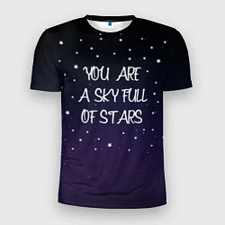 Мужская спорт-футболка Coldplay: Night Sky