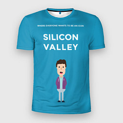 Футболка спортивная мужская Silicon Valley, цвет: 3D-принт
