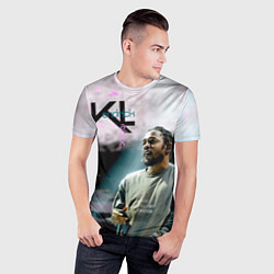 Футболка спортивная мужская KL: Kendrick Lamar, цвет: 3D-принт — фото 2