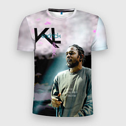 Футболка спортивная мужская KL: Kendrick Lamar, цвет: 3D-принт