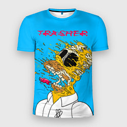 Футболка спортивная мужская Trasher Homer, цвет: 3D-принт