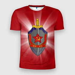 Футболка спортивная мужская КГБ, цвет: 3D-принт