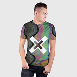 Футболка спортивная мужская The XX: Neon Colour, цвет: 3D-принт — фото 2