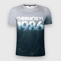 Мужская спорт-футболка Чернобыль 1986
