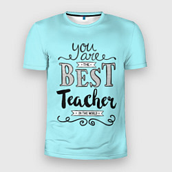 Мужская спорт-футболка Лучший учитель