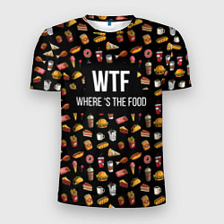 Мужская спорт-футболка WTF Food
