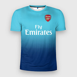 Футболка спортивная мужская Arsenal FC: Ozil Blue Away 17/18, цвет: 3D-принт