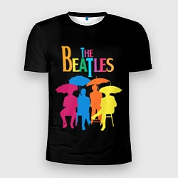 Футболка спортивная мужская The Beatles: Colour Rain, цвет: 3D-принт