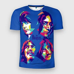 Мужская спорт-футболка The Beatles: Faces